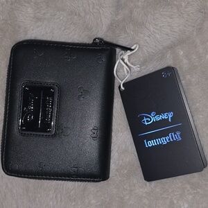 Disney Loungefly Black Zip Wallet